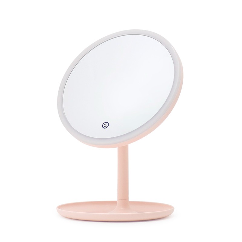 SM291J Rechargeable ABS Plastic led lighted makeup mirror
