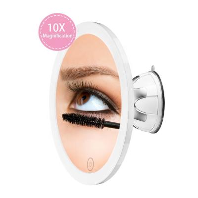 SM8D10X Magnifying Makeup Lighted Wall Mounted Mirror Bathroom Cosmetic Mirror